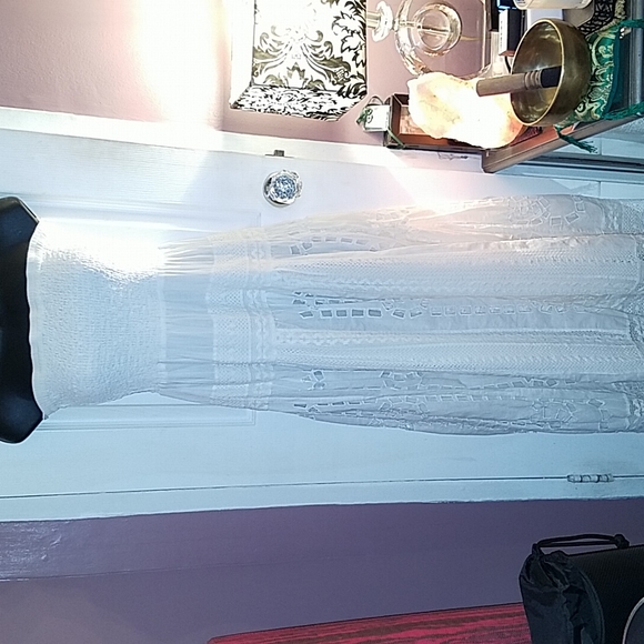 MICHAEL KORS Strapless White Maxi Dress - Picture 2 of 6